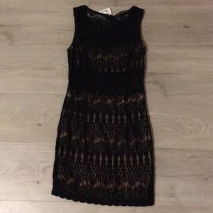 Foreign Exchange Black Lace Dress